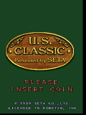 U.S. Classic Title Screen